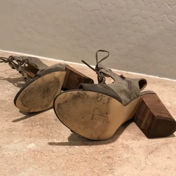 Steve Madden Laced up Gladiator Heels - Picture 8 of 8